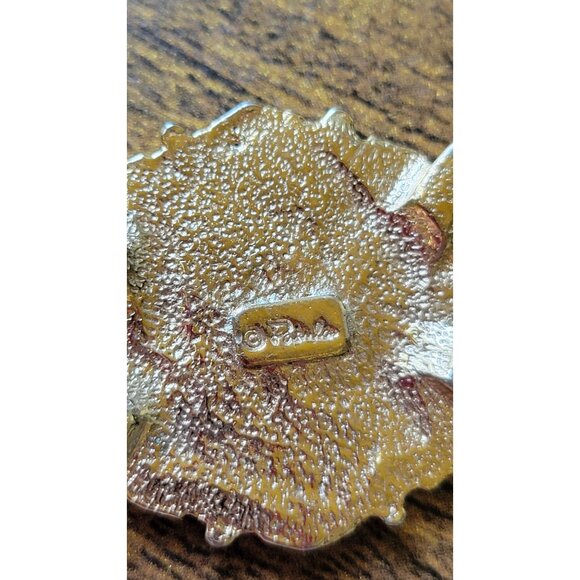 Pakula Signed Gold Tone Layered Dangle Chain Pin Brooch Br1 - Picture 2 of 7